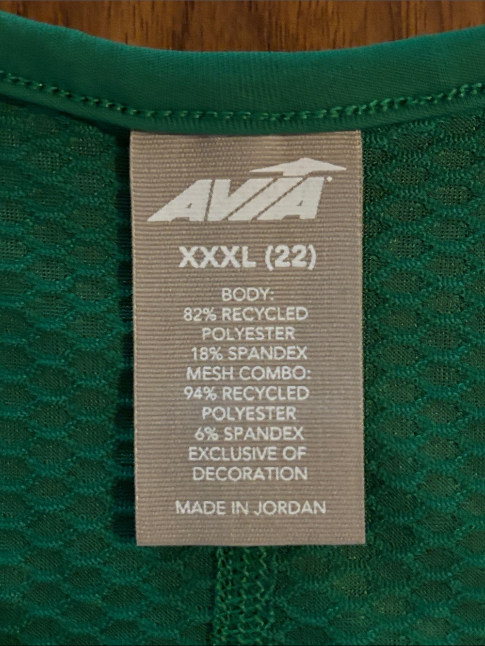 AVIA TENNIS MESH BRA TANK - Picture 5 of 12